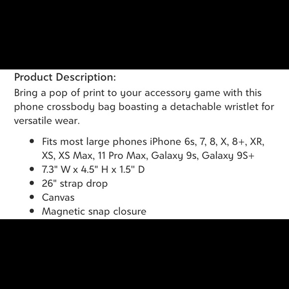 Sakroots Olympic Smartphone Crossbody/Wristlet/Wallet - Navy Spirit Desert - Picture 15 of 16